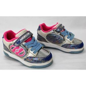 Heelys Girl's Plus X2 Shoes 0391 Silver/Neon Pink Size US:2Y**